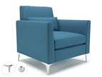 Office furniture roselle-90cm-wide-armchair-in-warwick-dolly-fabric-with-socket Dynamic   Colour  