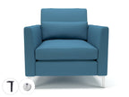 Office furniture roselle-90cm-wide-armchair-in-warwick-dolly-fabric-with-socket Dynamic   Colour  
