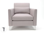 Office Soft seating Roselle 90cm Wide Armchair in Warwick Dolly FabricOffice Armchair Wide Dynamic