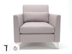 Office furniture roselle-90cm-wide-armchair-in-warwick-dolly-fabric-with-socket Dynamic   Colour  