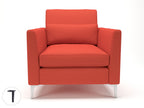 Office Soft seating Roselle 90cm Wide Armchair in Warwick Dolly FabricOffice Armchair Wide Dynamic