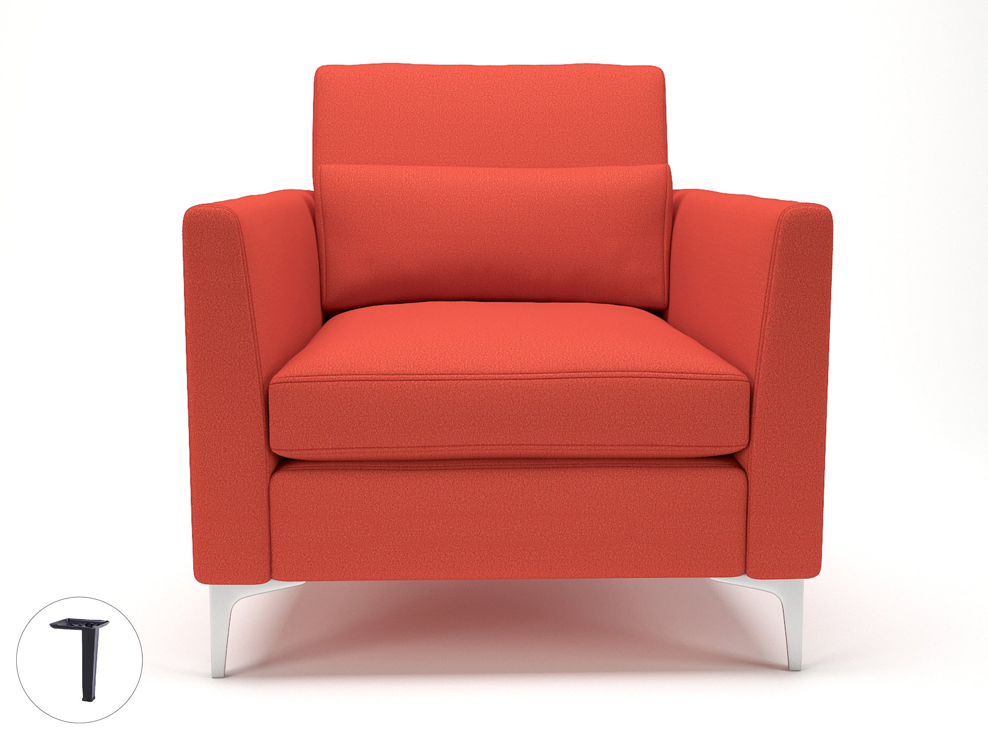 Office Soft seating Roselle 90cm Wide Armchair in Warwick Dolly FabricOffice Armchair Wide Dynamic