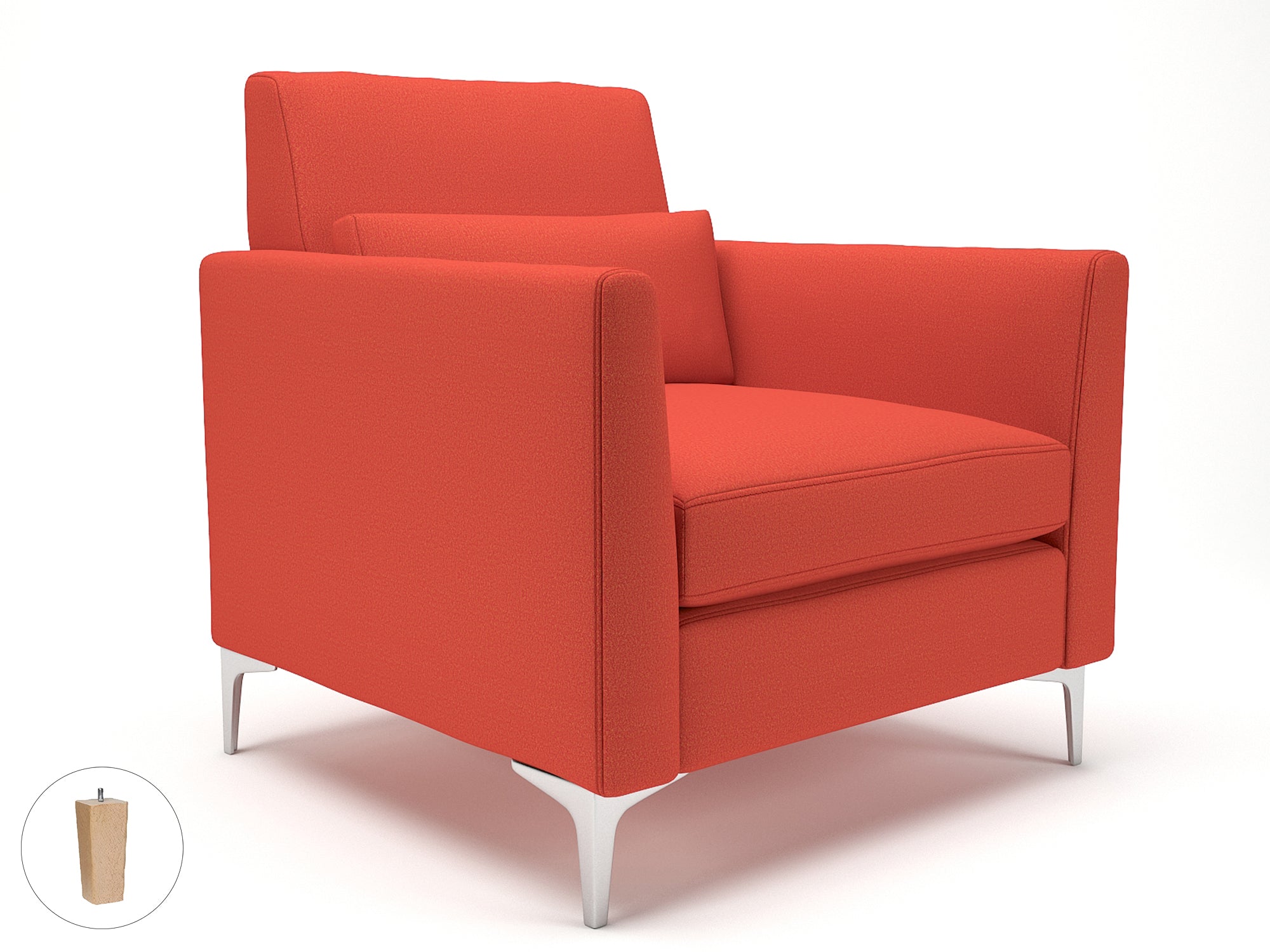 Office Soft seating Roselle 90cm Wide Armchair in Warwick Dolly FabricOffice Armchair Wide Dynamic