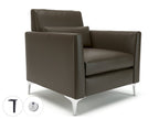 Office furniture roselle-90cm-wide-armchair-in-cristina-marrone-ultima-faux-leather-with-socket Dynamic   Colour  
