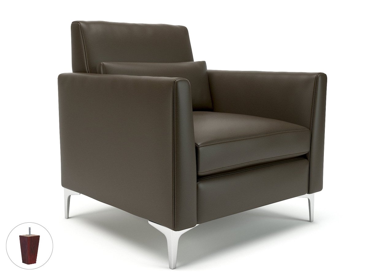 Office furniture roselle-90cm-wide-armchair-in-cristina-marrone-ultima-faux-leather Dynamic   Colour  