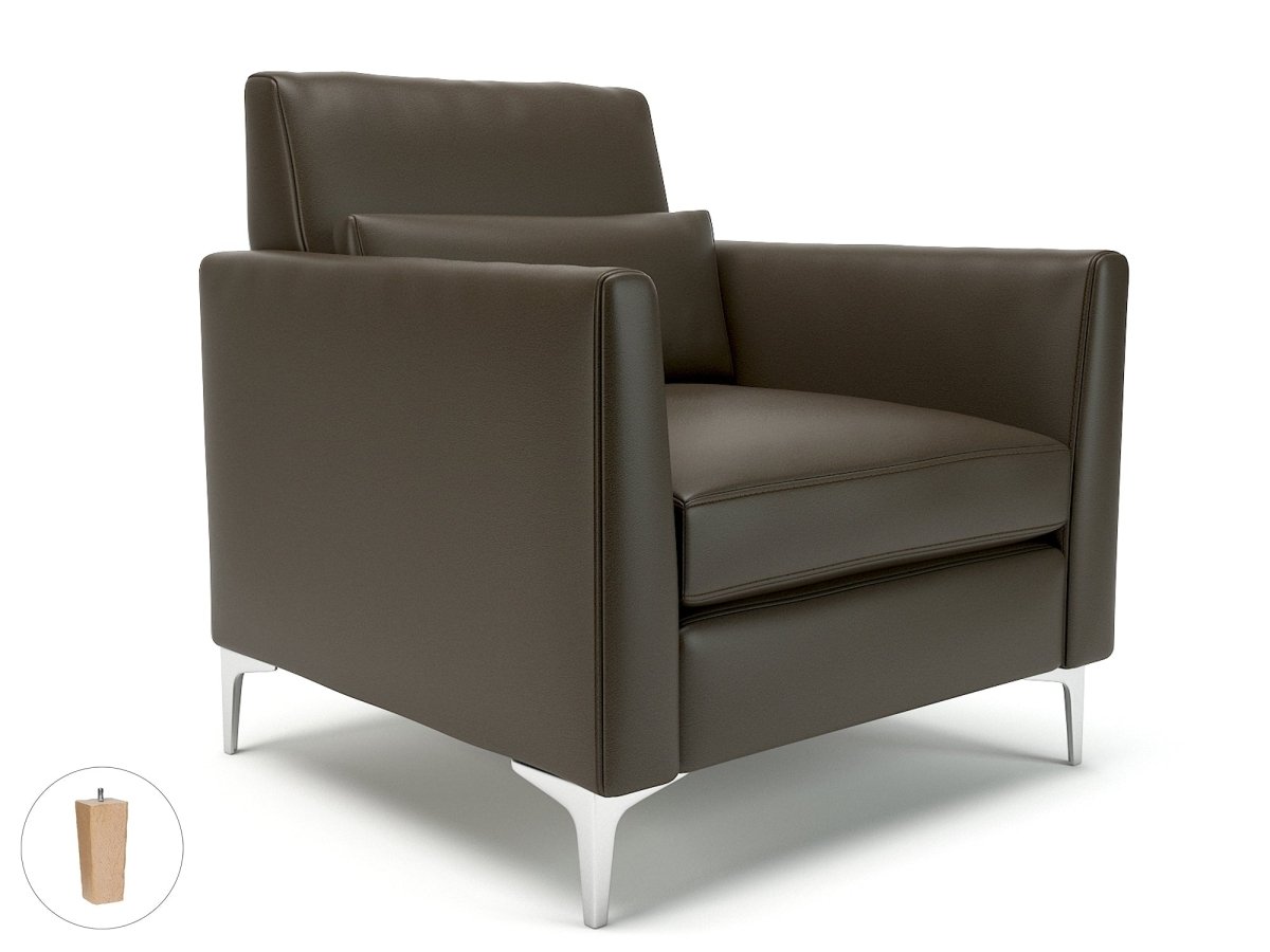 Office furniture roselle-90cm-wide-armchair-in-cristina-marrone-ultima-faux-leather Dynamic   Colour  