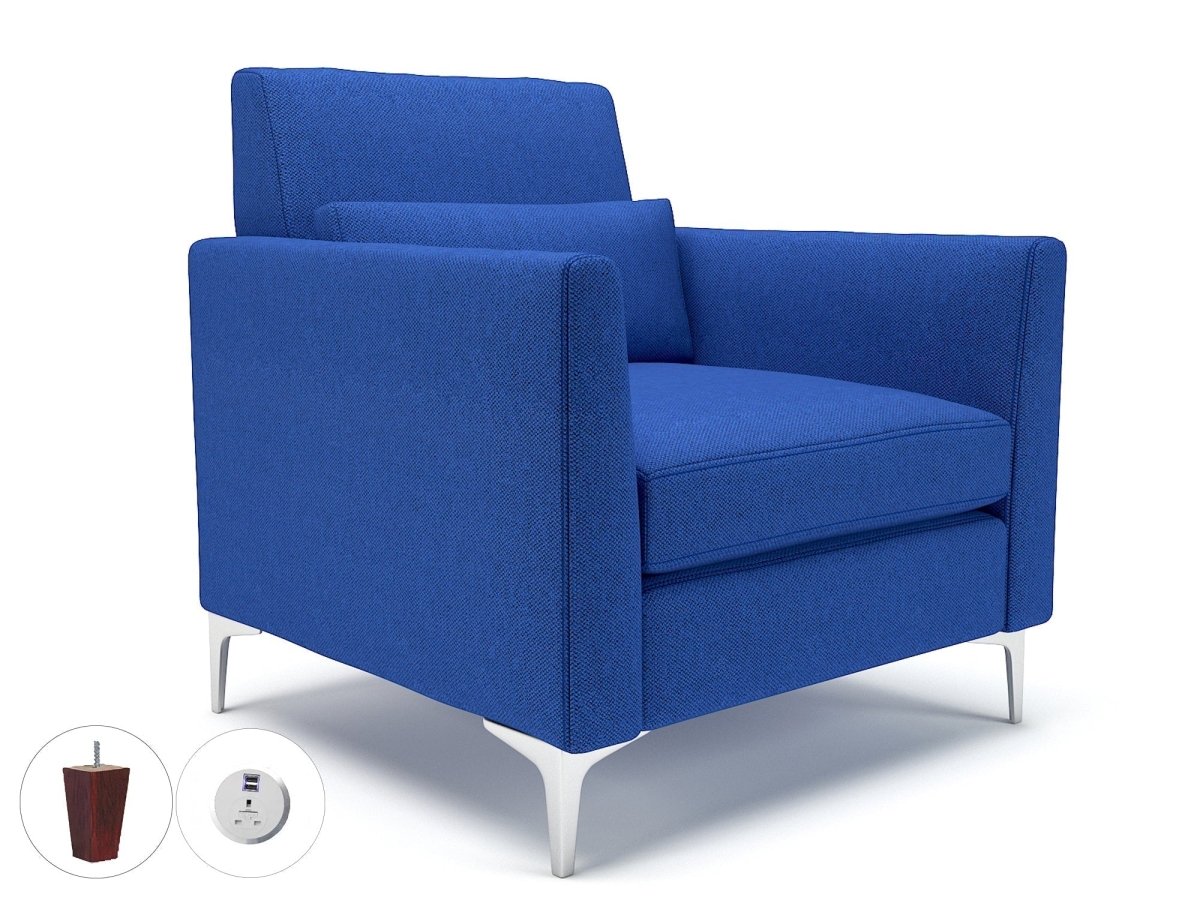 Office furniture roselle-90cm-wide-armchair-in-camira-era-fabric-with-socket Dynamic   Colour  