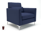 Office Soft seating Roselle 90cm Wide Armchair in Warwick Dolly FabricOffice Armchair Wide Dynamic