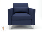 Office furniture roselle-90cm-wide-armchair-in-warwick-dolly-fabric-with-socket Dynamic   Colour  