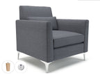 Office furniture roselle-90cm-wide-armchair-in-camira-era-fabric-with-socket Dynamic   Colour  