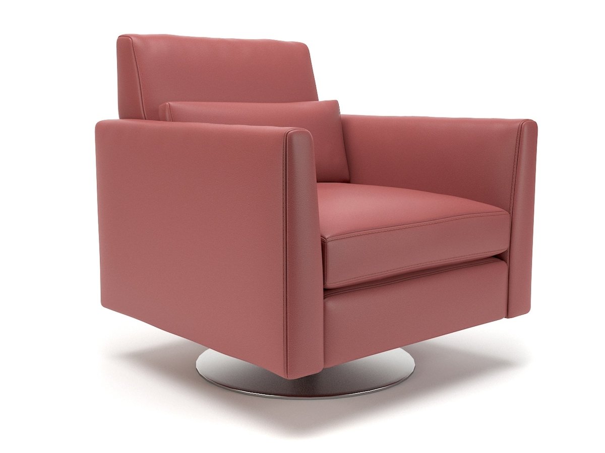 roselle-90cm-wide-swivel-armchair-in-cristina-marrone-ultima-faux-leather-with-socket Dynamic  Colour Cream