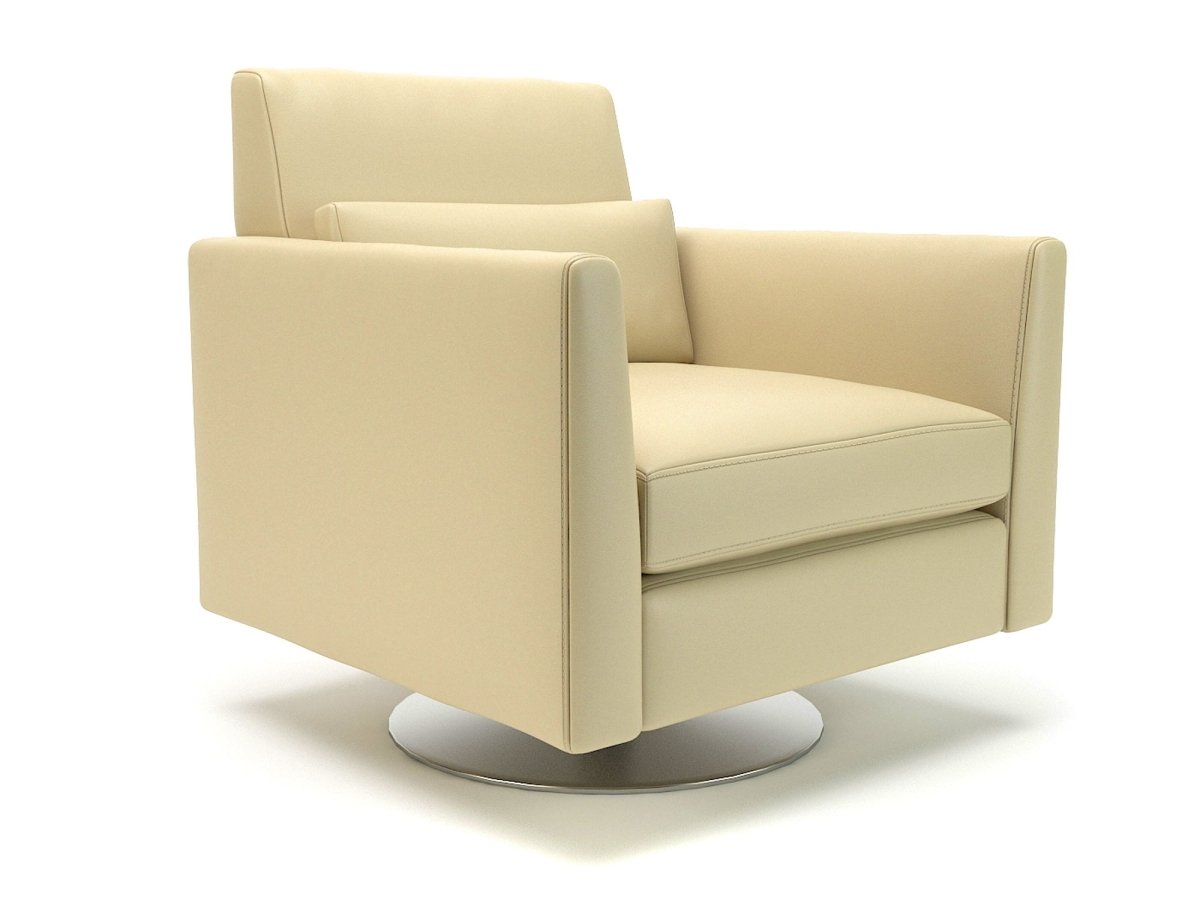 roselle-90cm-wide-swivel-armchair-in-cristina-marrone-ultima-faux-leather-with-socket Dynamic  Colour Steel