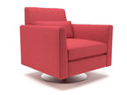 Office Armchair 90cm W Swivel  Camira Era Fabric with Socket Colour 