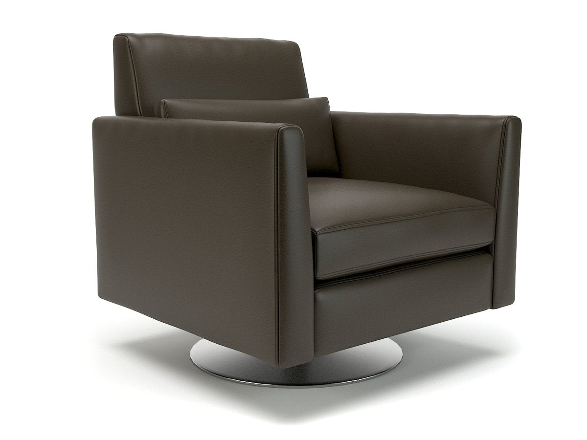 Office furniture roselle-90cm-wide-swivel-armchair-in-cristina-marrone-ultima-faux-leather Dynamic   Colour  