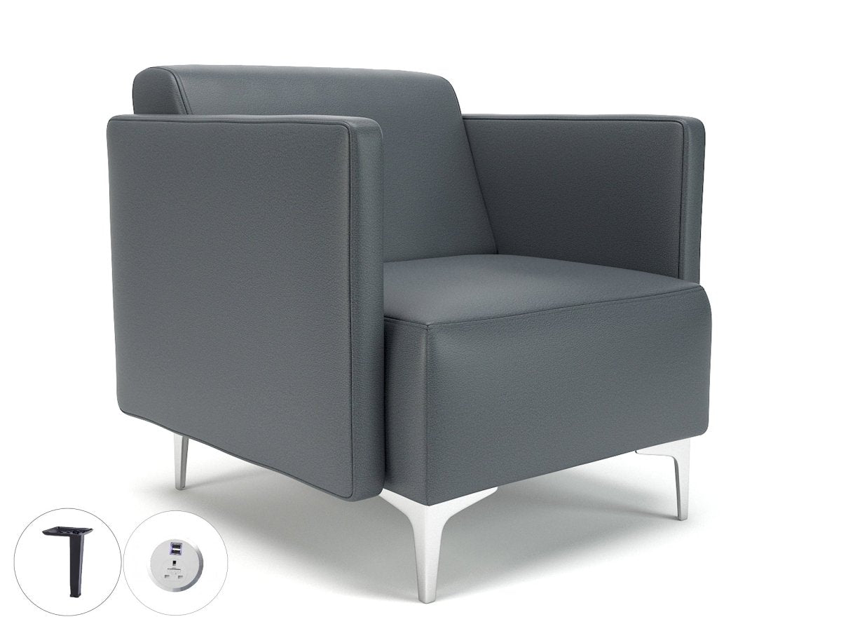 napa-slim-arm-75cm-wide-armchair-in-faux-leather-with-socket Dynamic  Matt Black Atlantic 