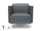 napa-slim-arm-75cm-wide-armchair-in-cristina-marrone-ultima-faux-leather-with-socket Dynamic  Chrome Colour Chalk 