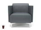 napa-slim-arm-75cm-wide-armchair-in-cristina-marrone-ultima-faux-leather Dynamic  Matt Black Colour Chalk 