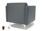 napa-slim-arm-75cm-wide-armchair-in-cristina-marrone-ultima-faux-leather-with-socket Dynamic  Chrome Colour Chilli 