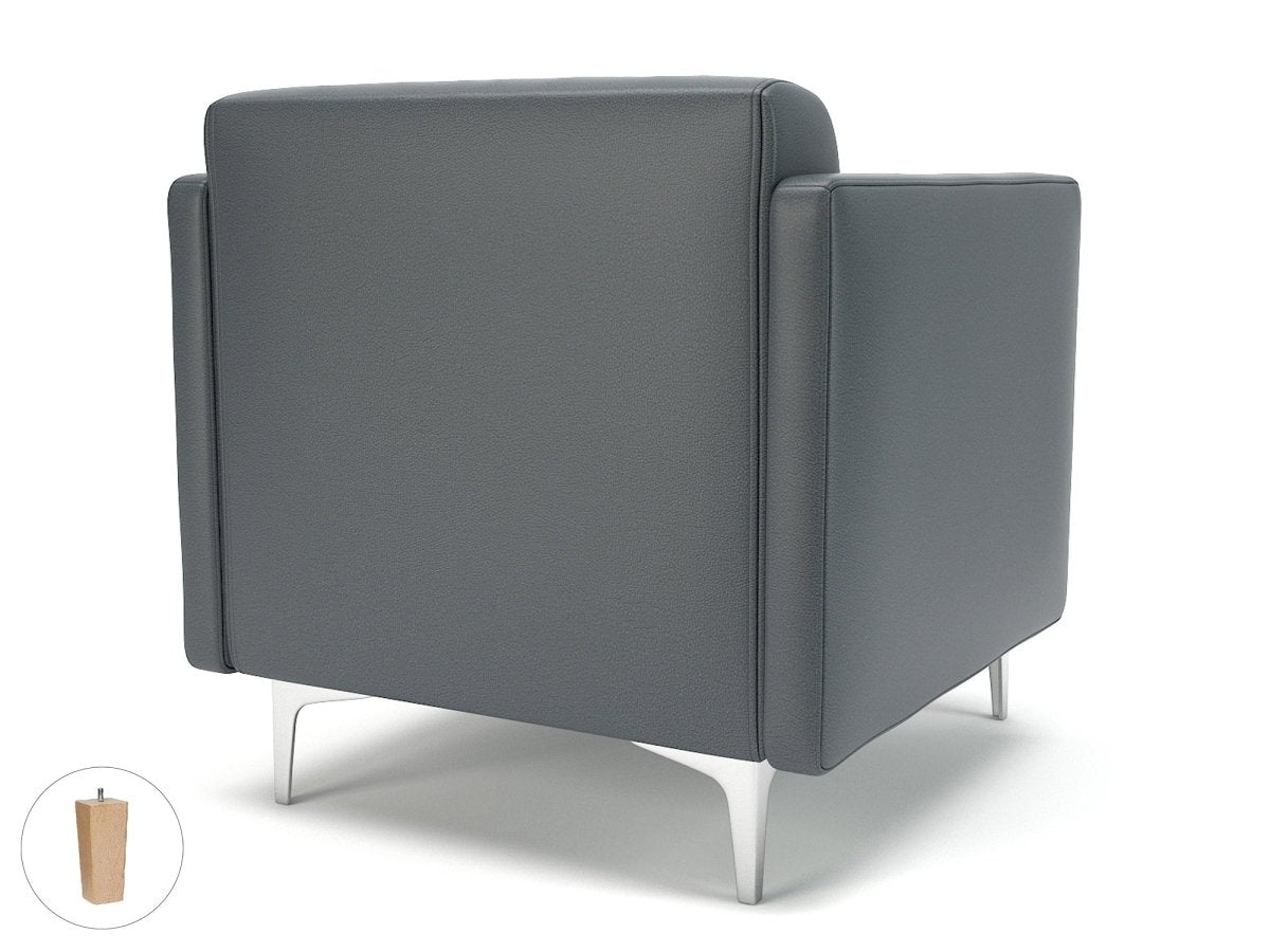 napa-slim-arm-75cm-wide-armchair-in-cristina-marrone-ultima-faux-leather Dynamic  Matt Black Colour Chilli 