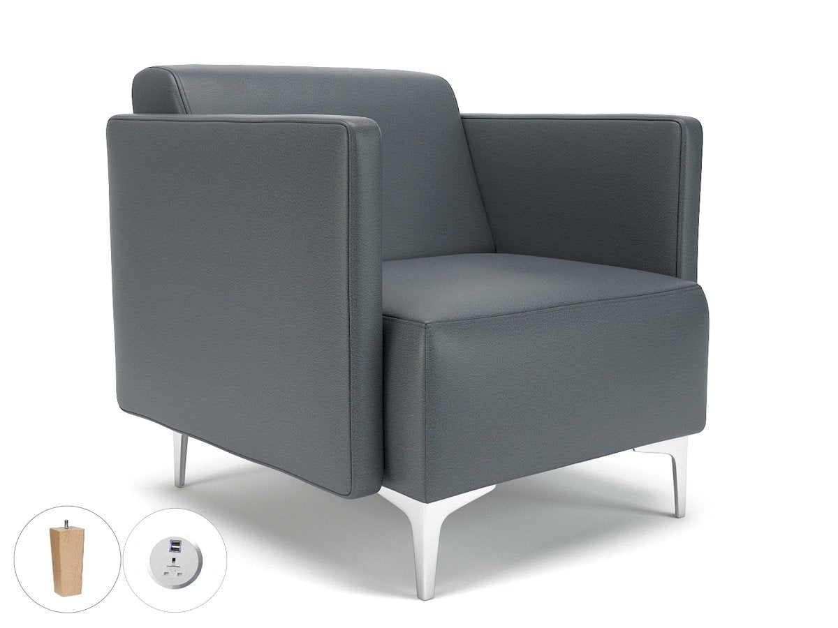napa-slim-arm-75cm-wide-armchair-in-cristina-marrone-ultima-faux-leather-with-socket Dynamic  Ebony Wood Colour Chilli 