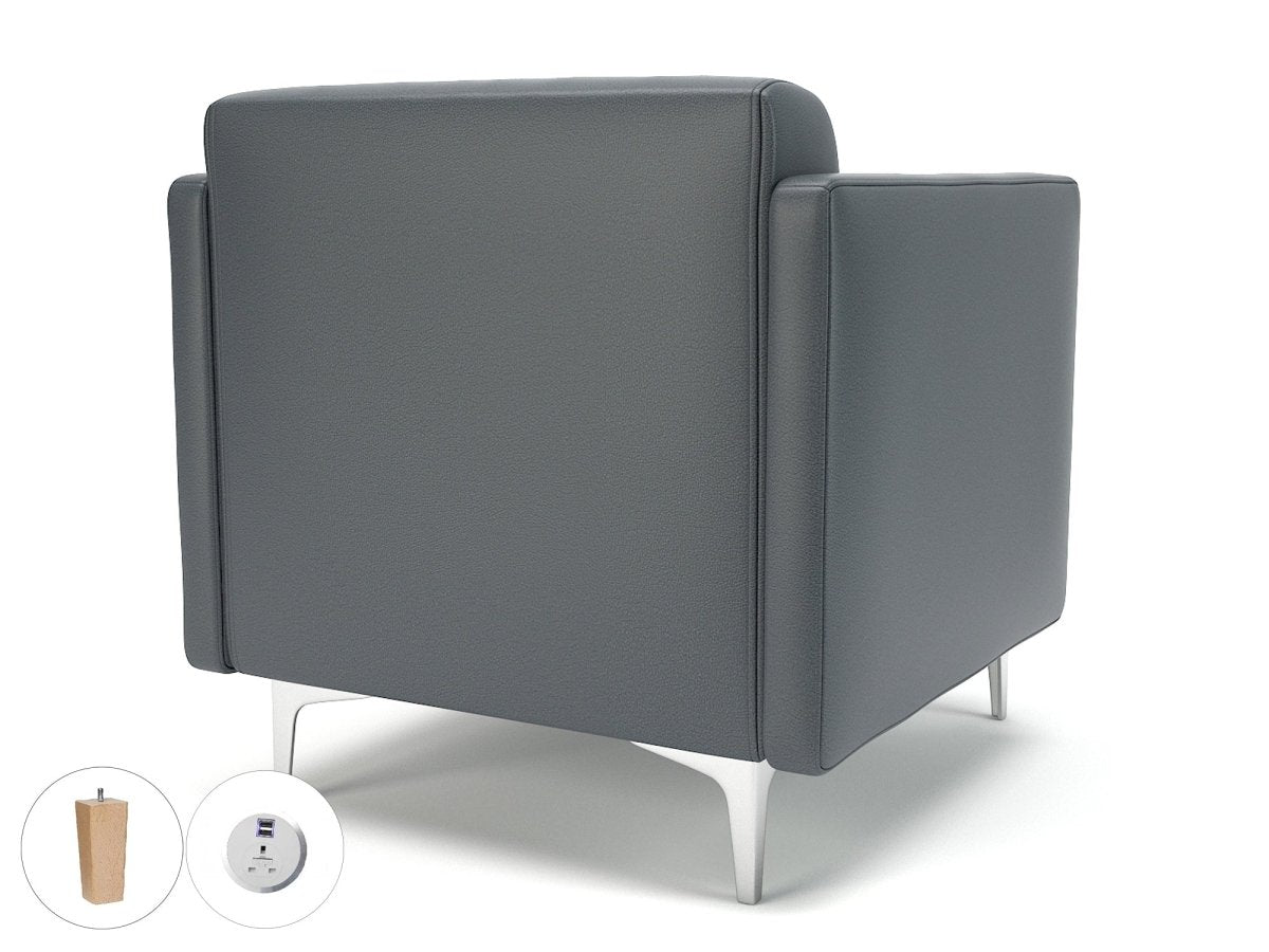 napa-slim-arm-75cm-wide-armchair-in-cristina-marrone-ultima-faux-leather-with-socket Dynamic  Matt Black Colour Chilli 