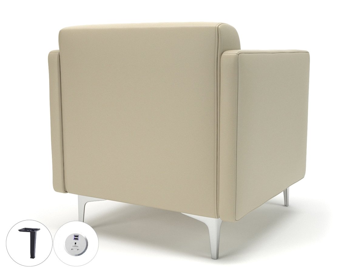 napa-slim-arm-75cm-wide-armchair-in-cristina-marrone-ultima-faux-leather-with-socket Dynamic  Ebony Wood Colour Mocha 