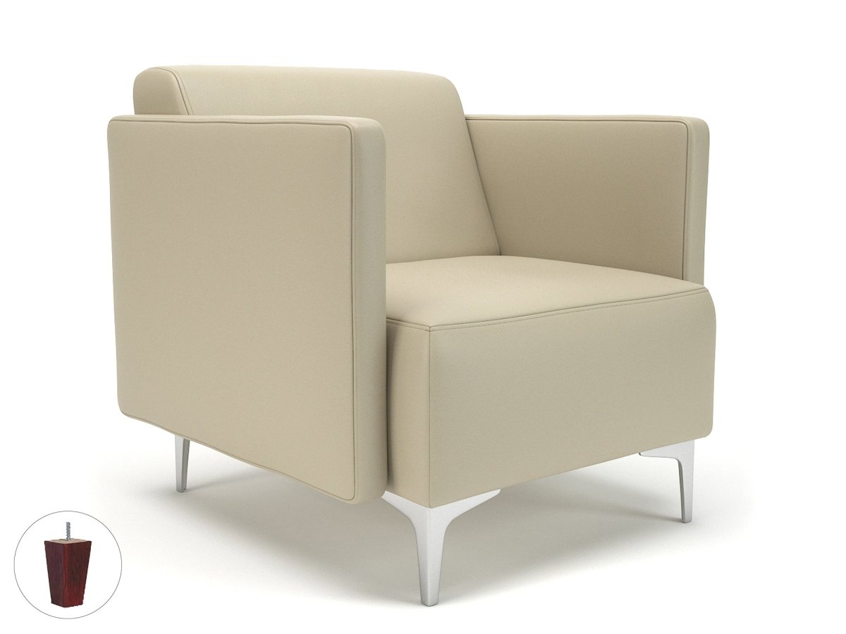 napa-slim-arm-75cm-wide-armchair-in-cristina-marrone-ultima-faux-leather Dynamic  Light Wood Colour Mocha 