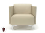 napa-slim-arm-75cm-wide-armchair-in-cristina-marrone-ultima-faux-leather Dynamic  Matt Black Colour Mocha 