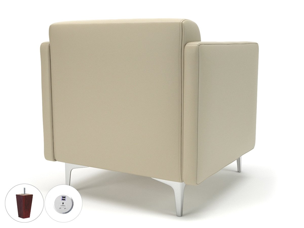 napa-slim-arm-75cm-wide-armchair-in-cristina-marrone-ultima-faux-leather-with-socket Dynamic  Chrome Colour Steel 