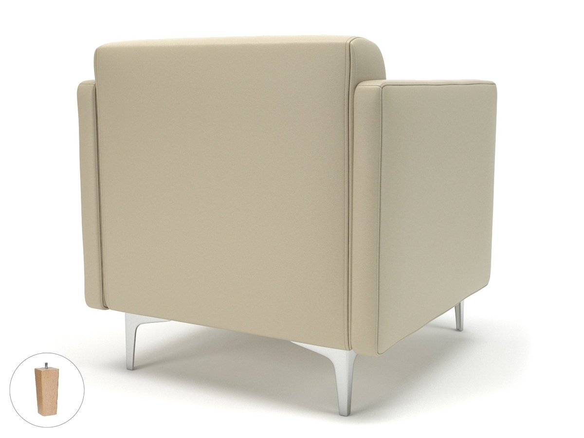 napa-slim-arm-75cm-wide-armchair-in-cristina-marrone-ultima-faux-leather Dynamic  Matt Black Colour Steel 