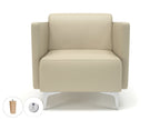 napa-slim-arm-75cm-wide-armchair-in-cristina-marrone-ultima-faux-leather-with-socket Dynamic  Light Wood Colour Steel 