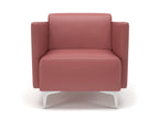 napa-slim-arm-75cm-wide-armchair-in-cristina-marrone-ultima-faux-leather Dynamic  Ebony Wood Colour Taupe 