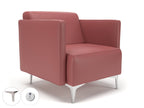 napa-slim-arm-75cm-wide-armchair-in-cristina-marrone-ultima-faux-leather-with-socket Dynamic  Chrome Colour Taupe 