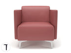 Office furniture napa-slim-arm-75cm-wide-armchair-in-cristina-marrone-ultima-faux-leather Dynamic   Colour  