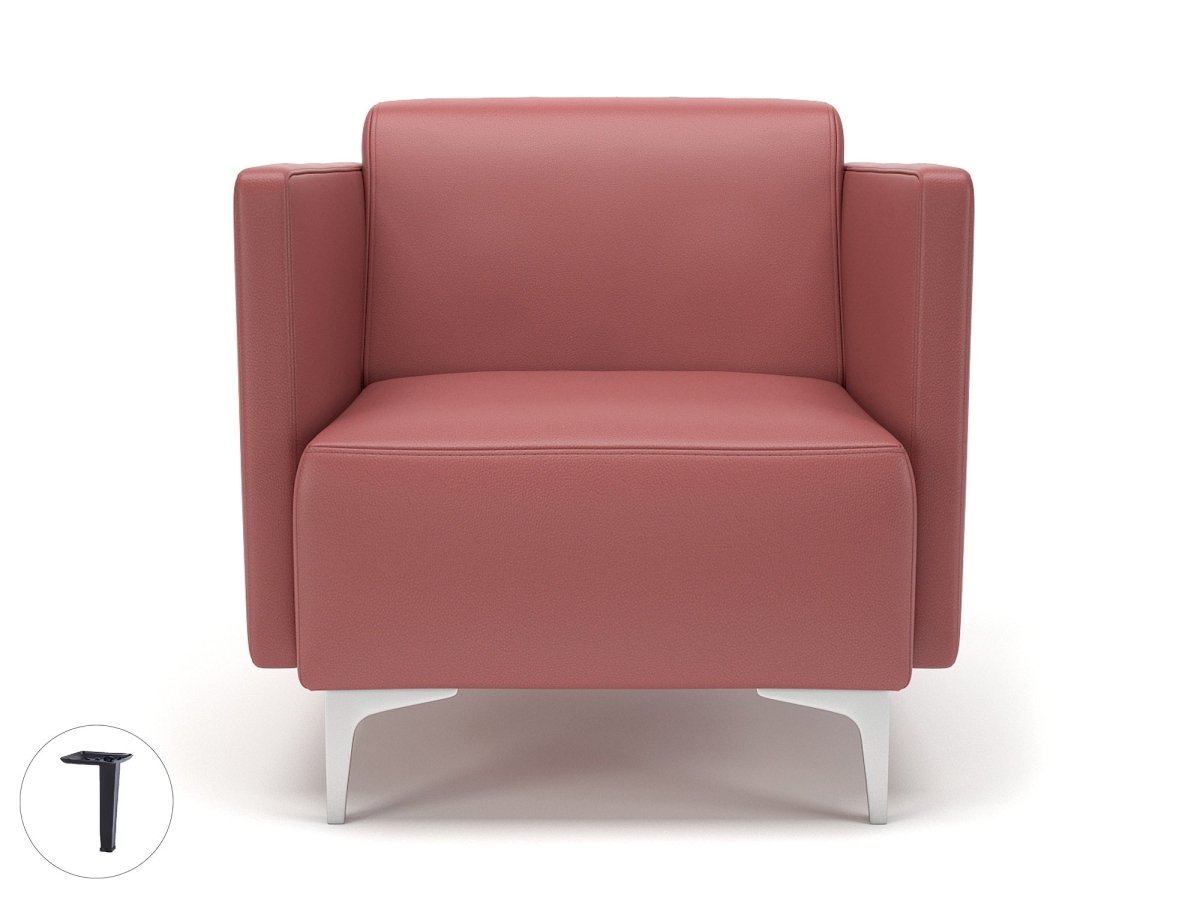 Office furniture napa-slim-arm-75cm-wide-armchair-in-cristina-marrone-ultima-faux-leather Dynamic   Colour  
