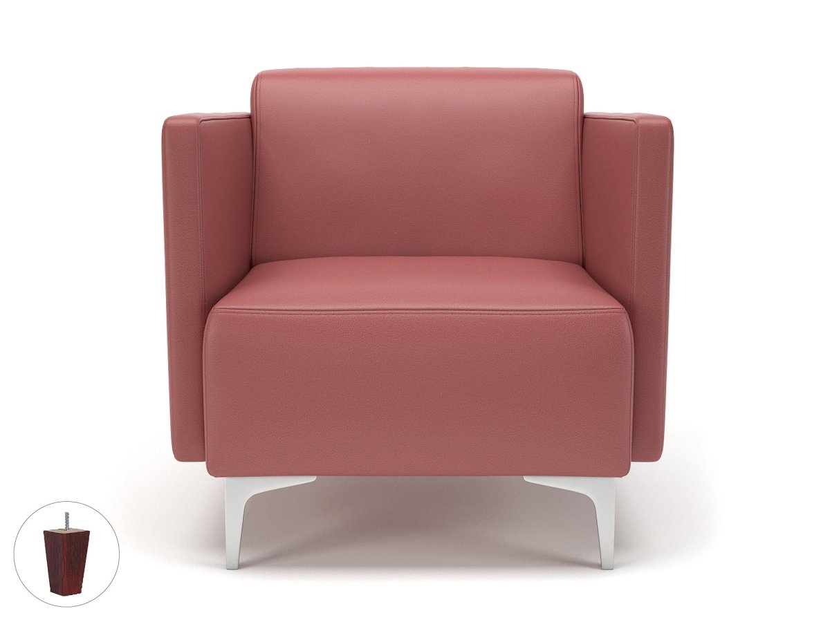 Office furniture napa-slim-arm-75cm-wide-armchair-in-cristina-marrone-ultima-faux-leather Dynamic   Colour  