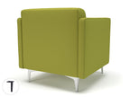 Office furniture napa-slim-arm-75cm-wide-armchair-in-warwick-dolly-fabric Dynamic  Ebony Wood Colour Denim 