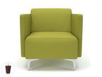 Office furniture napa-slim-arm-75cm-wide-armchair-in-warwick-dolly-fabric Dynamic  Matt Black Colour Denim 