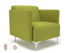 Office furniture napa-slim-arm-75cm-wide-armchair-in-warwick-dolly-fabric-with-socket Dynamic  Ebony Wood Colour Ebony 