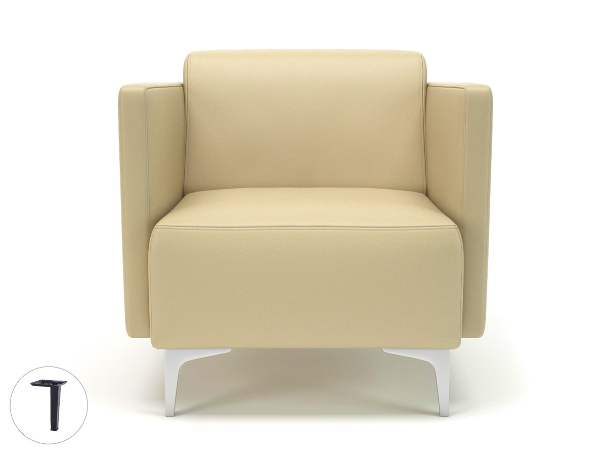 Office furniture napa-slim-arm-75cm-wide-armchair-in-cristina-marrone-ultima-faux-leather Dynamic   Colour  
