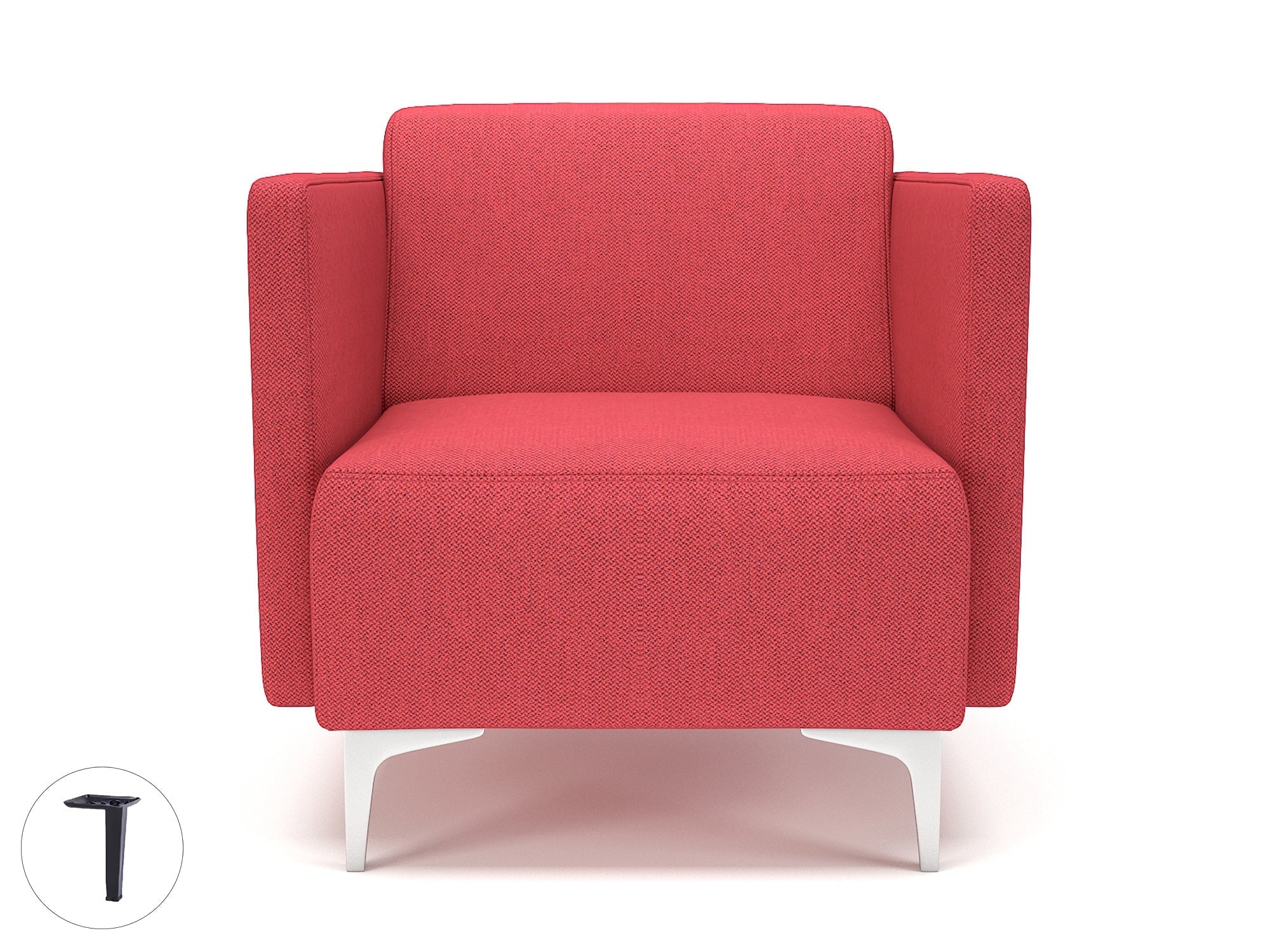 Office furniture napa-slim-arm-75cm-wide-armchair-in-camira-era-fabric Dynamic  Chrome Colour Everlasting 