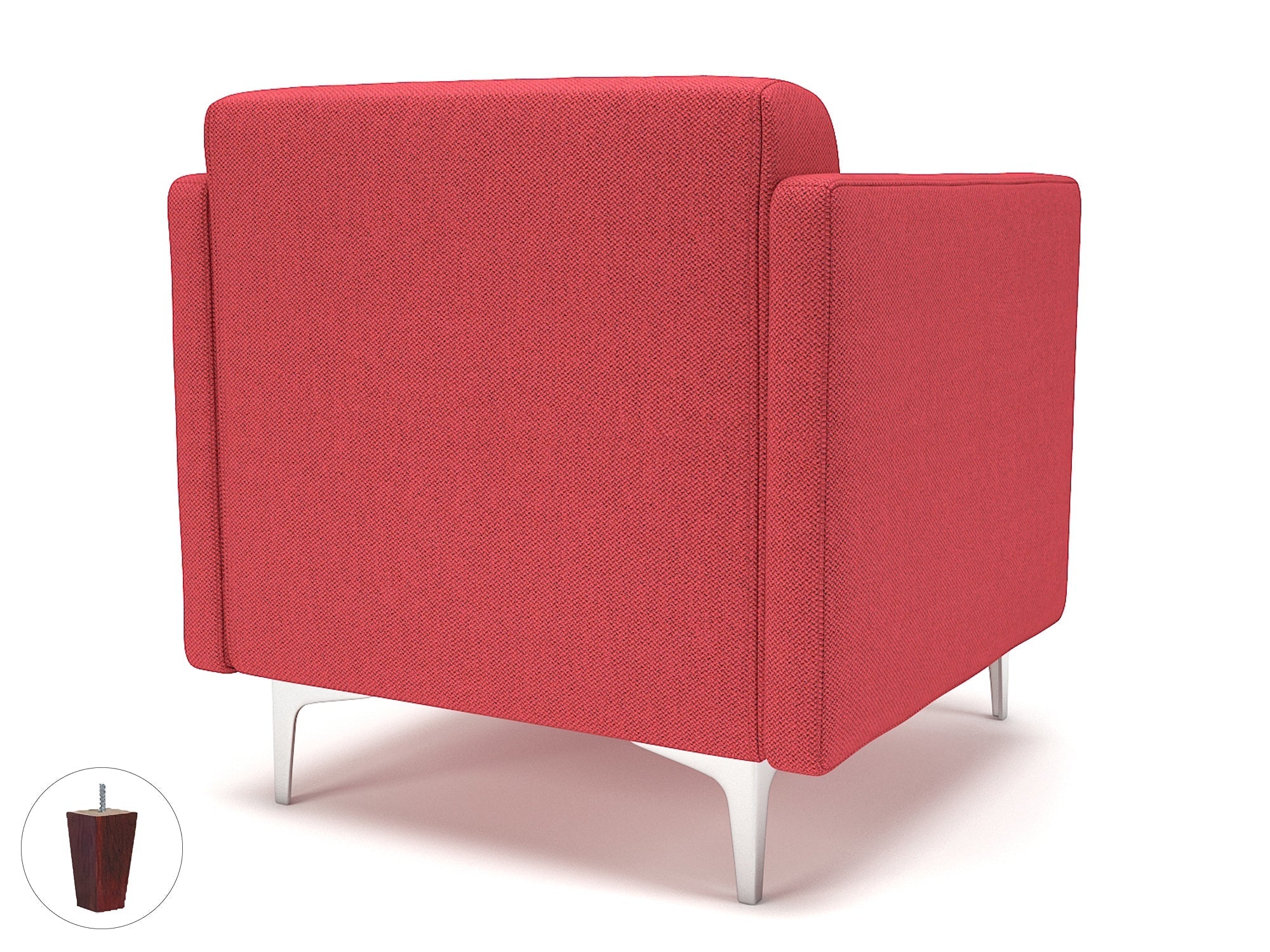 Office furniture napa-slim-arm-75cm-wide-armchair-in-camira-era-fabric Dynamic  Chrome Colour Forward 
