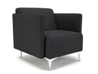 Office furniture napa-slim-arm-75cm-wide-armchair-in-warwick-dolly-fabric Dynamic  Chrome Colour Lagoon 