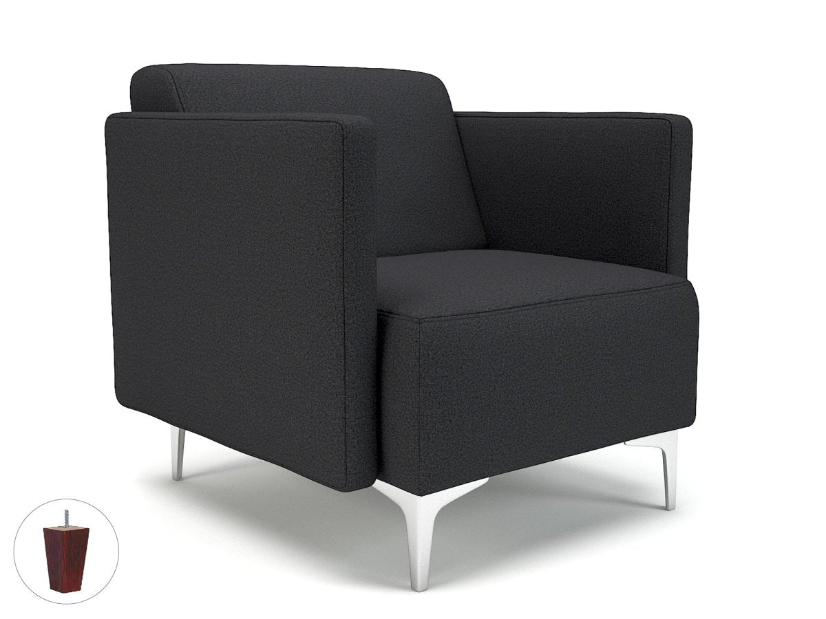 Office furniture napa-slim-arm-75cm-wide-armchair-in-warwick-dolly-fabric Dynamic  Light Wood Colour Linen 