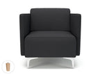 Office furniture napa-slim-arm-75cm-wide-armchair-in-warwick-dolly-fabric Dynamic  Light Wood Colour Marmalade 