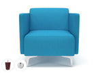 Office furniture napa-slim-arm-75cm-wide-armchair-in-camira-era-fabric-with-socket Dynamic  Matt Black Colour Perennial 