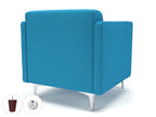Office furniture napa-slim-arm-75cm-wide-armchair-in-camira-era-fabric-with-socket Dynamic  Chrome Colour Period 