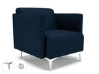 Office furniture napa-slim-arm-75cm-wide-armchair-in-camira-era-fabric-with-socket Dynamic  Chrome Colour Present 