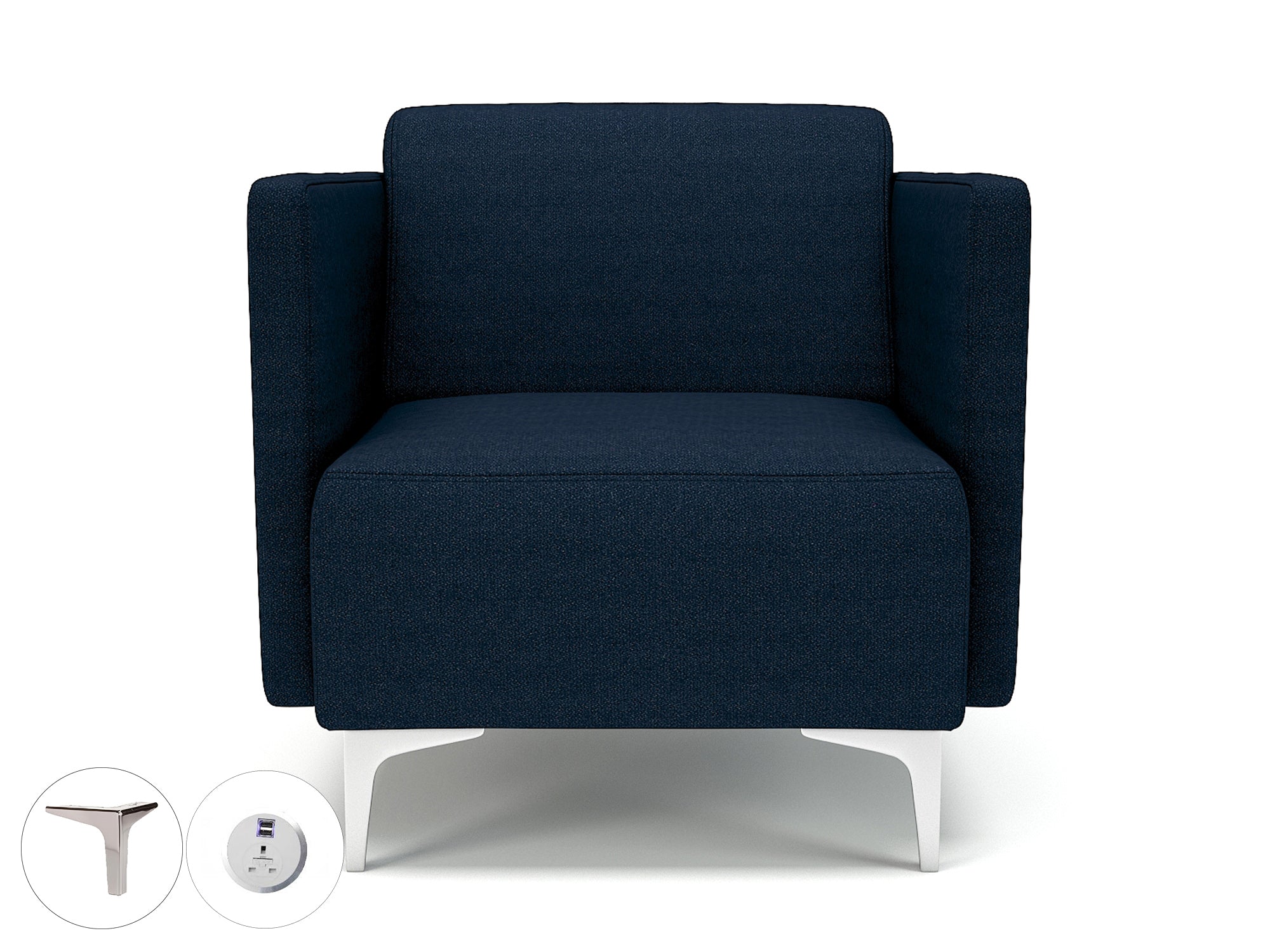 Office furniture napa-slim-arm-75cm-wide-armchair-in-camira-era-fabric-with-socket Dynamic  Ebony Wood Colour Present 
