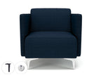 Office furniture napa-slim-arm-75cm-wide-armchair-in-camira-era-fabric-with-socket Dynamic  Chrome Colour Prime 